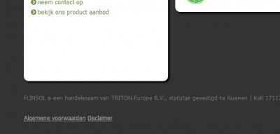 This is the text at the bottom of the page that I want to change but either don't have the acces or totally don't know where to do it.