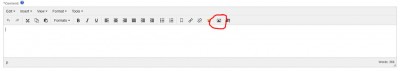 The WYSIWYG insert image button