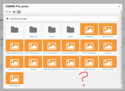 Where does one upload a new file?