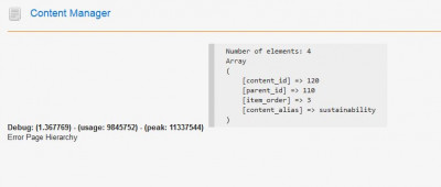 Here's the error as it first appeared in Content Manager