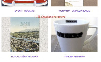 Gallery module Croatian characters in CMSMS 2.1.3 “Black Point”