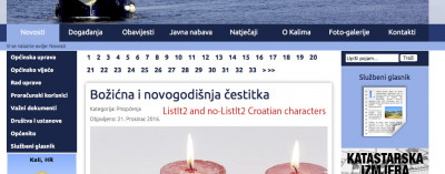 CMS Made Simple™ 1.11.9 “Bartolome” Croatian characters in ListIt2 module and outside of it