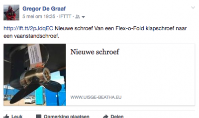 Dit is wat de bezoeker krijgt te zien.